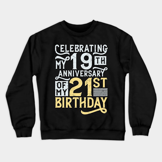 40th Birthday Shirt - 40 Years Old Crewneck Sweatshirt by redbarron